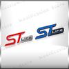 3D Metal Car Styling ST Line Logo Front Grill Badge Sticker For Ford Focus Fiesta Ecosport Mondeo Kuga Rear Trunk Side Fender
