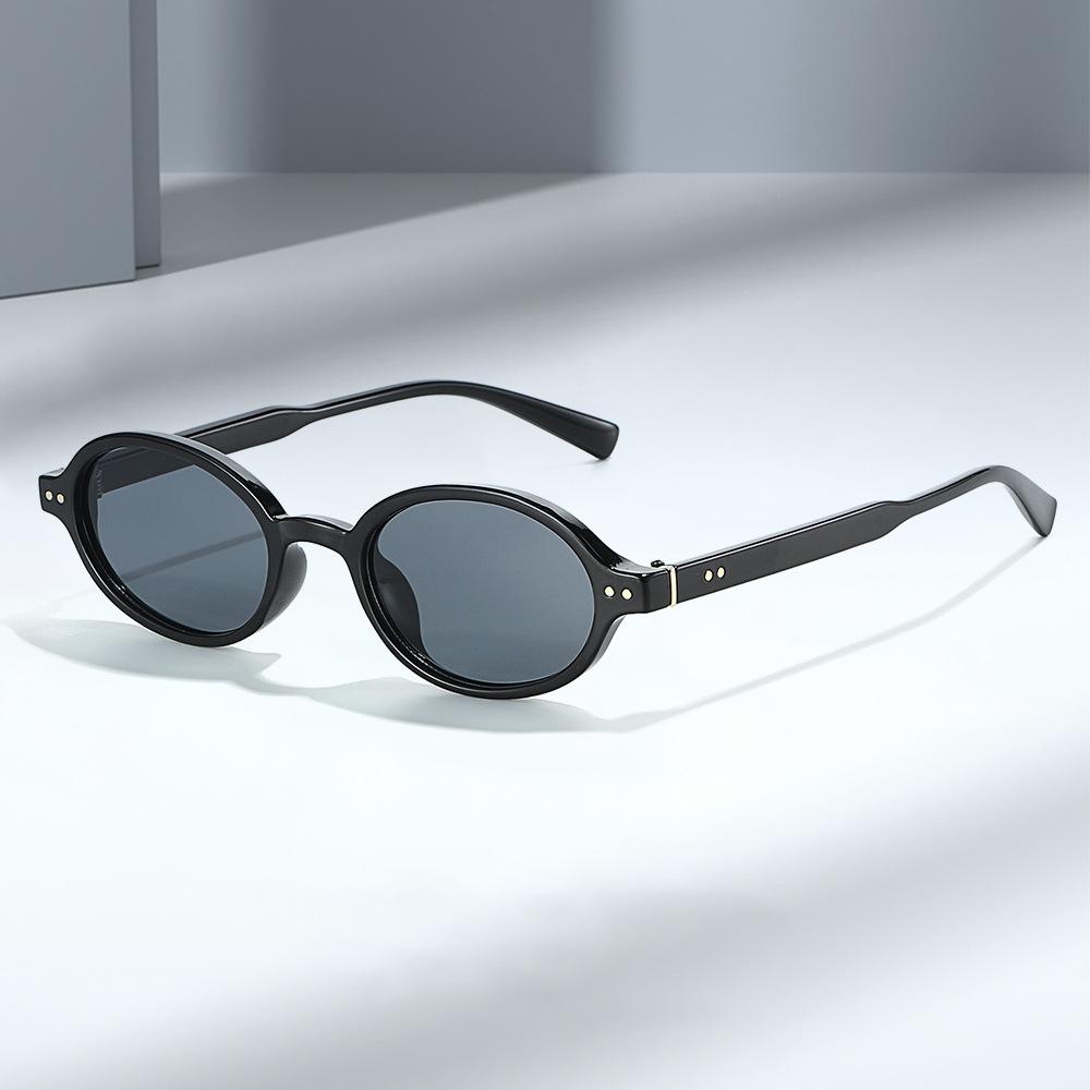 Round Sunglasses, Plain Sunglasses, Student Anti-blue Light Glasses, Plain Glasses