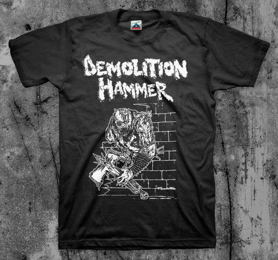 Demolition Hammer Brutal Skull Attack T shirt XXXL