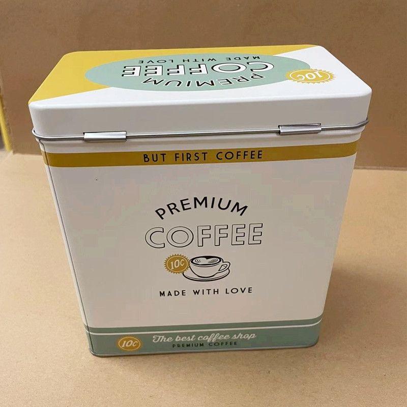 American Creative Coffee Box Candy Cookies Coffee Strip Storage Box Office Desk Decoration Home Storage Box