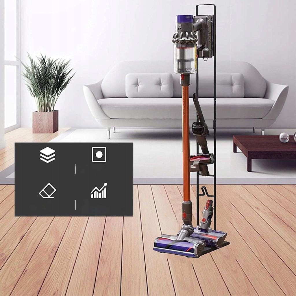 Stand With Docking Station Holder For Dyson Vacuum Cleaner And Accessories V15 V12 V11 V10 V8 V7 V6