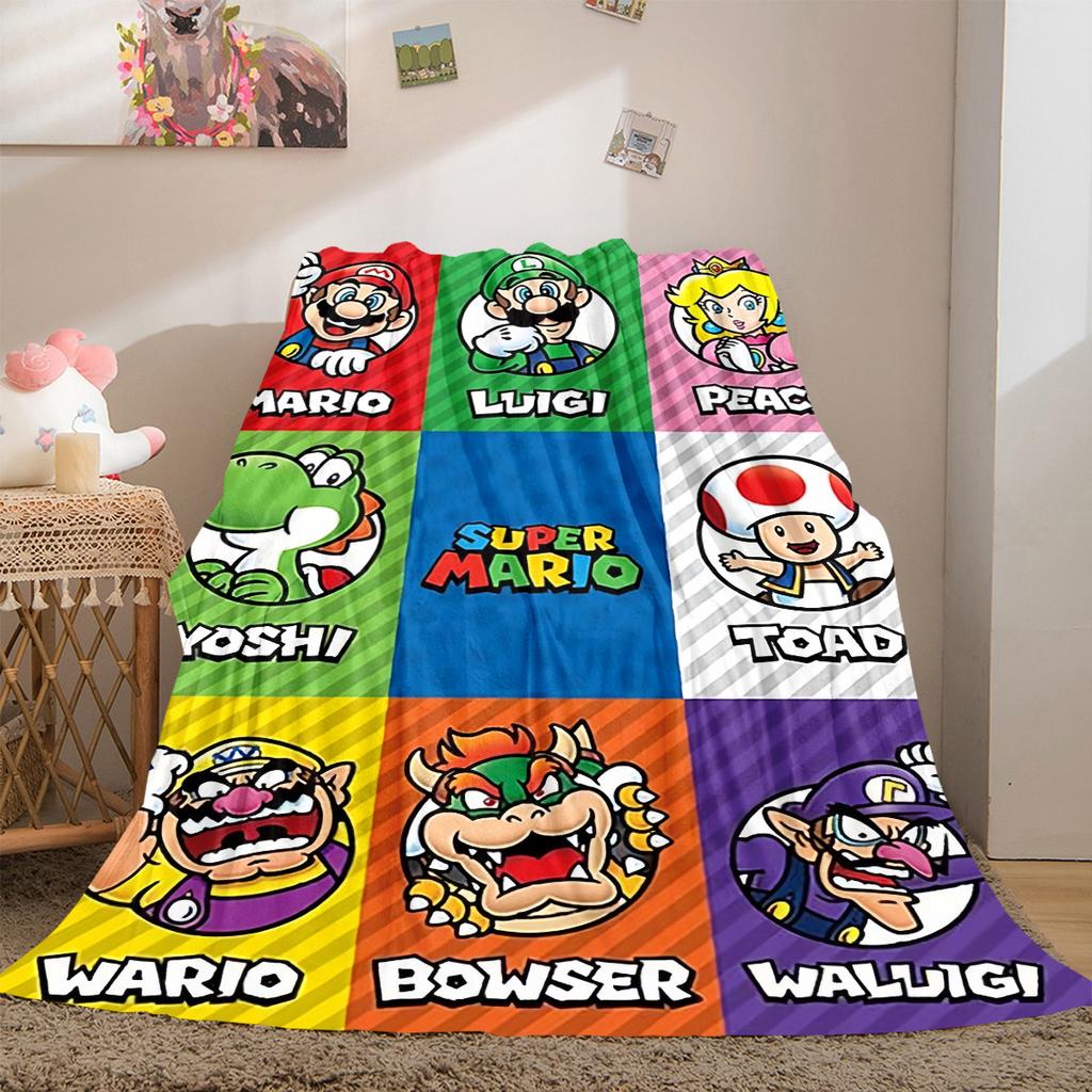 Classic Pixel Games Soft Flannel Blanket Lightweight Cozy Microfiber Blanket for Couch Bed LXR90
