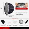 Bei Yang Quick Release 90 Deep Parabolic Softbox with Egg Crate