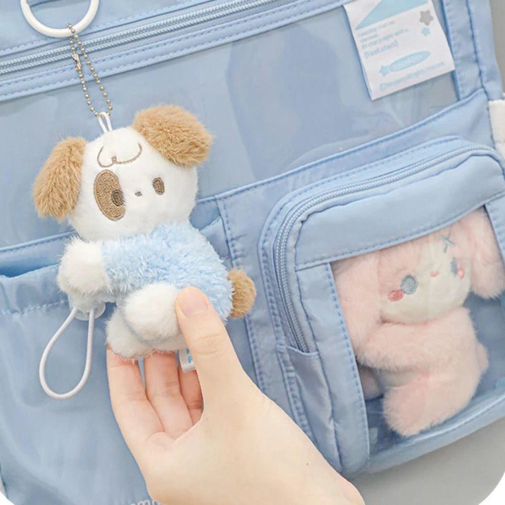 Cartoon Animal Plush Pendant Plush Stuffed Key Chain Lovely Cartoon Clip Doll Toy  Couple