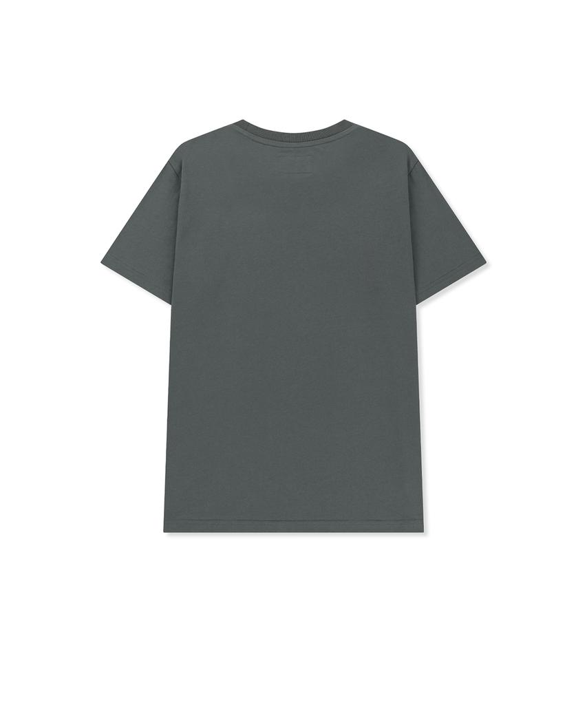 Mattengkim Applique Felt Logo Top In Charcoal