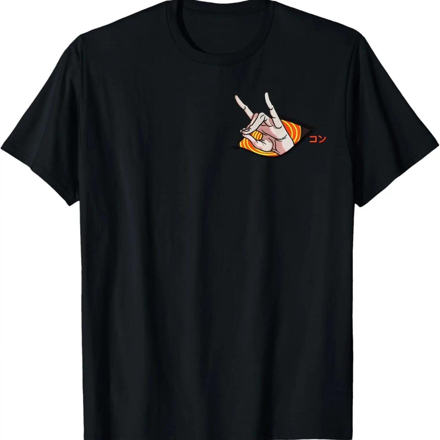 

Kon, Aki, Chainsaw Hand Sign T-Shirt S чёрный