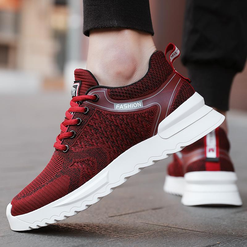 Fashion Sneakers Men Elevator Shoes High Increase Shoes for Man Casual Height Shoes Insole 6CM Sports Shoes