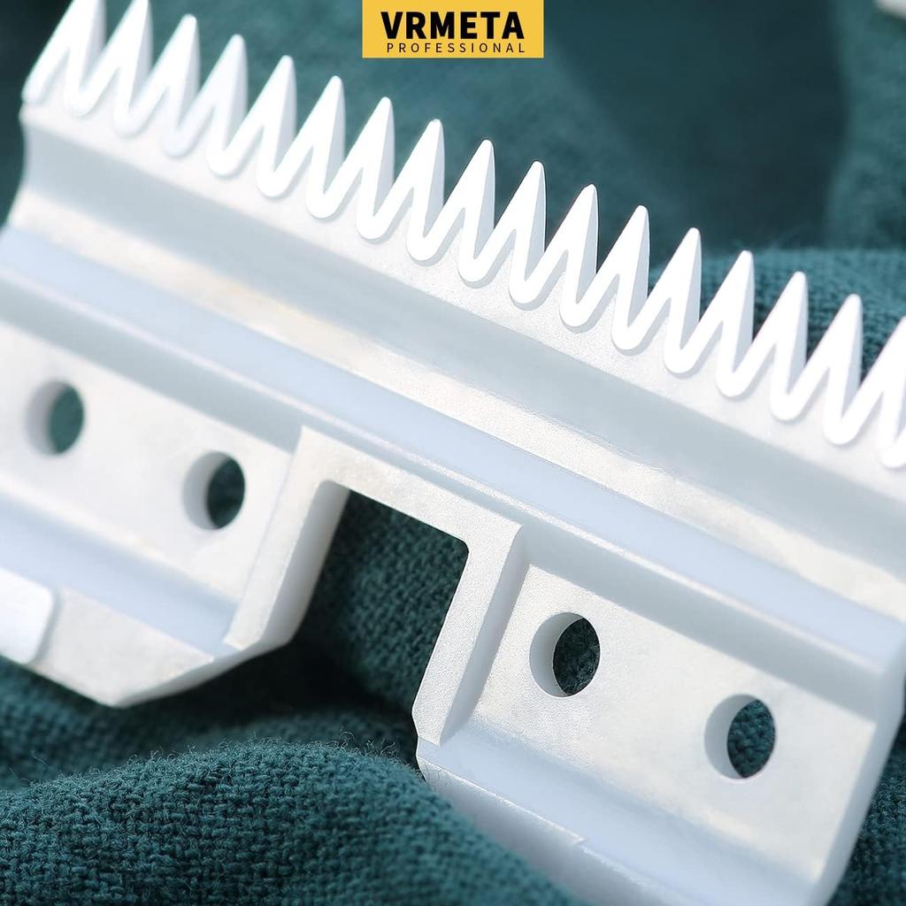 4 Pcs Fast Feed Ceramic Blades Fit Oster Fast Feed Clipper Oster A5 Fast Feed Ceramic Cutters Blade Fast Feed Replacement Blade Fit Wahl KM Series