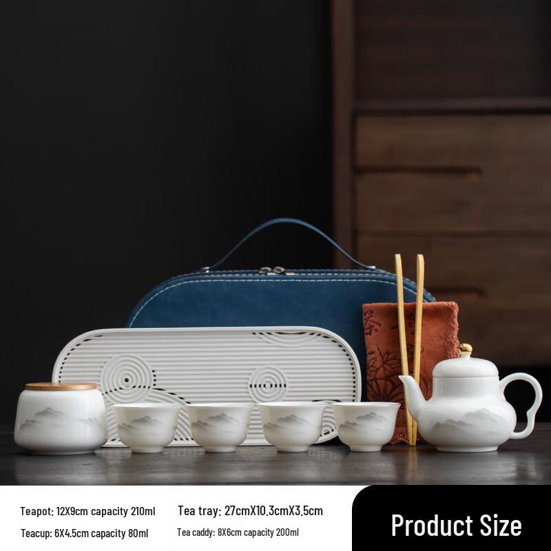 MUTTI Portable Ceramic Travel Tea Set