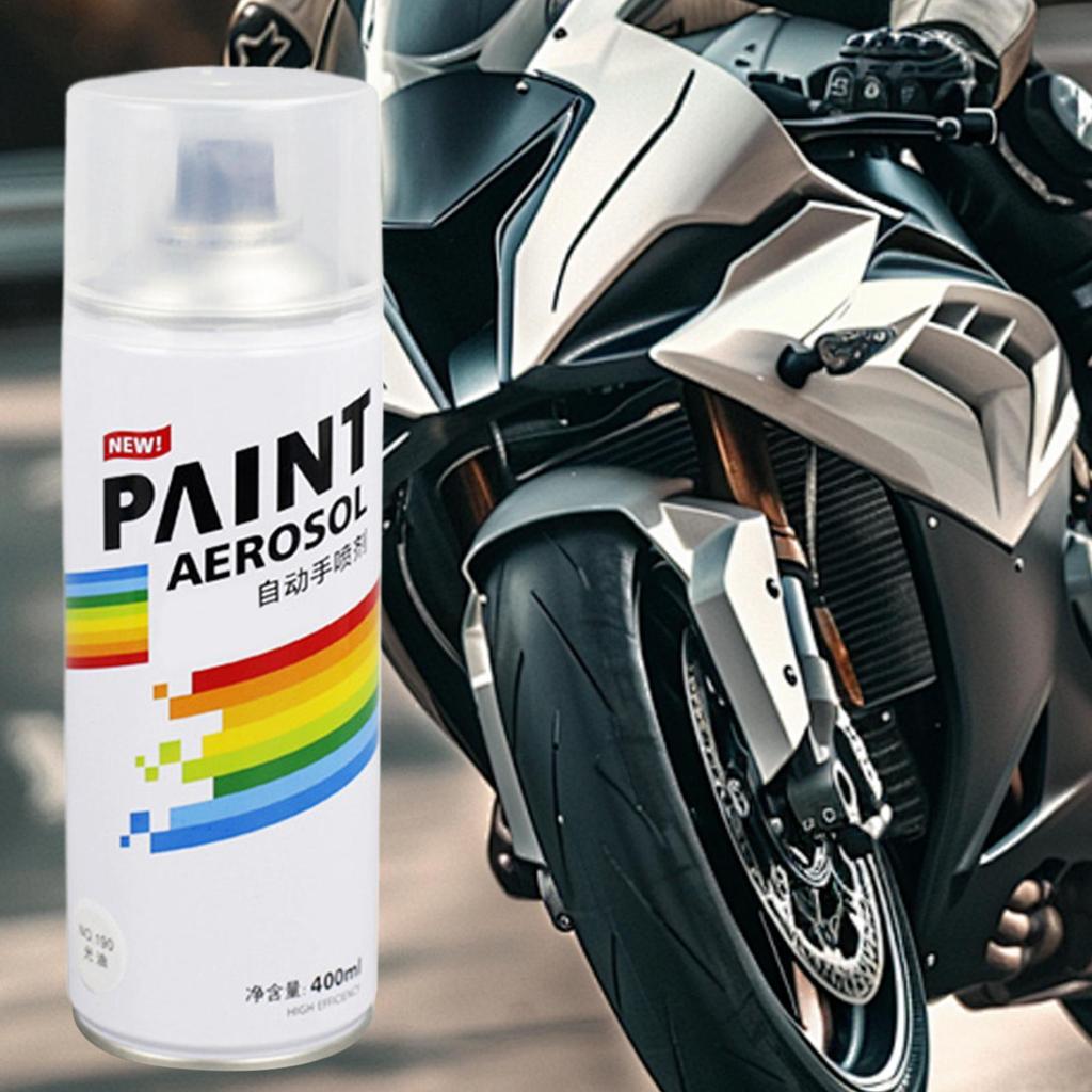 Outdoor Spray Paint 400ml Paint Basecoat Fast-Drying Coating Aerosol Can For Tire Artwork Motorcycle Furniture Car Care
