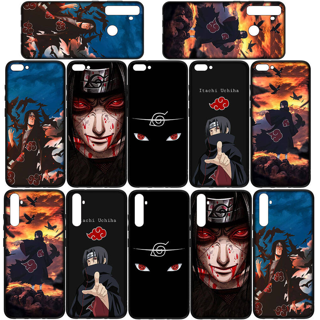Phone Case for iPhone 17 15 16 Plus Xiaomi Poco X7 X6 F8 F7 C85 C75 C71 Redmi Note 14 12 11 13 Pro Max A4 14C 13C 15C CoqueNarutos Itachi Uchiha Cover