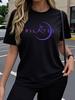 Unisexs Pilates Graphic TShirt Casual Crew Neck Stretchy Loose Fit Tee Top