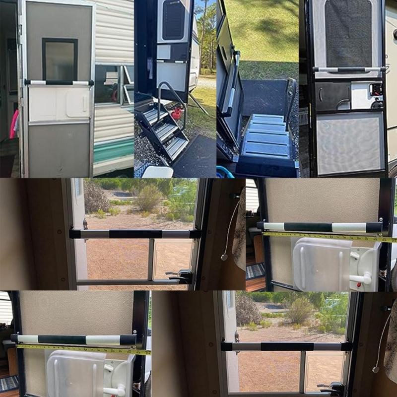 Motorhomes Universal Screen Door Cross Bar Handle Fit Most RVs Travel Trailer Campers Adjustable from 21 5/8" to 28 5/8"