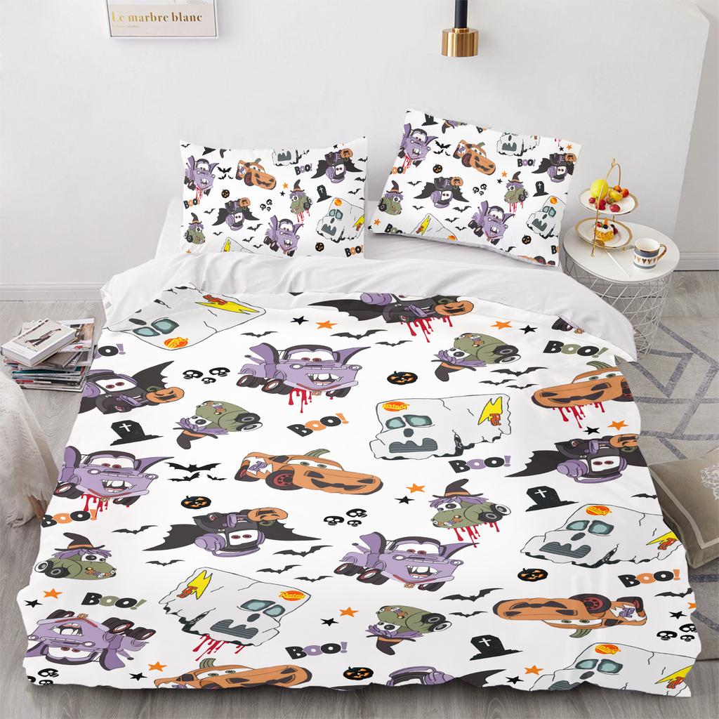 Lightning McQueen Duvet Cover Set Comforter Bedding 3d Children'S Bedding Set 3-Piece 1 Quilt Cover King Size