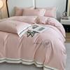 Cotton Polished 4Pcs Set, Autumn And Winter Thickened Quilt Cover, Pure Cotton Bed Sheet, Mattress Light Luxury Bedding 4