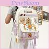 Cartoon Capybara Backpack For Middle School Students With Large Capacity And Lightweight Design For School Use