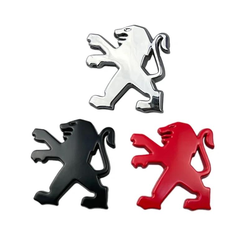 Metal Car Steering Wheel Sticker Emblem Badge for Peugeot 308 307 408 208 508 3008 2008 3008 5008 Interior Accessories