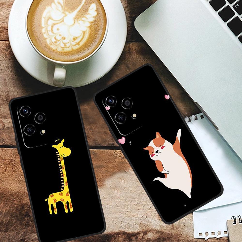 Einfache farbige weiche TPU-Hülle für Honor 200 Lite 5G - Herren- & Damen-Stile
