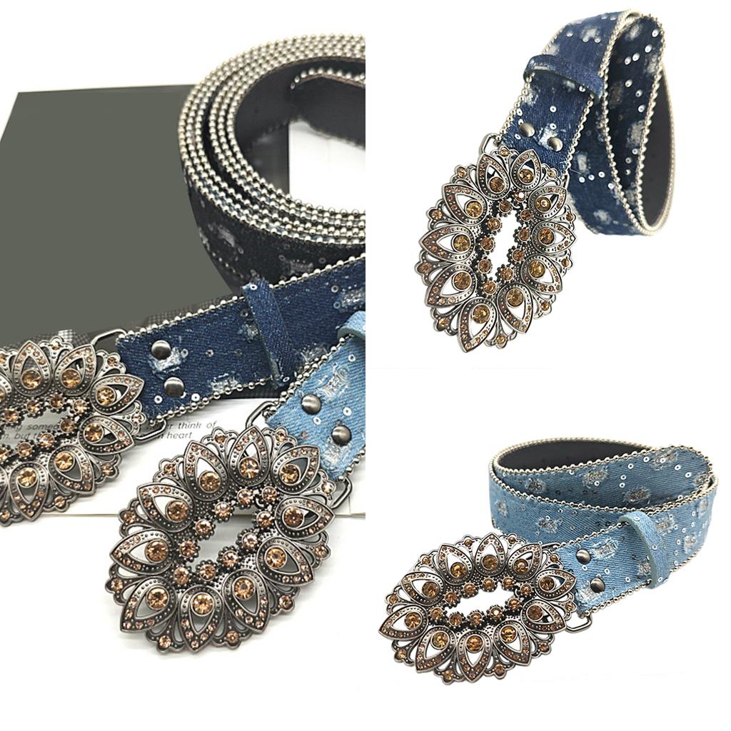 Elegant Waist Belt for Women Simple Metal Snap Buckle Belt Western Waistband for Shorts Decorative Waistband for Adult