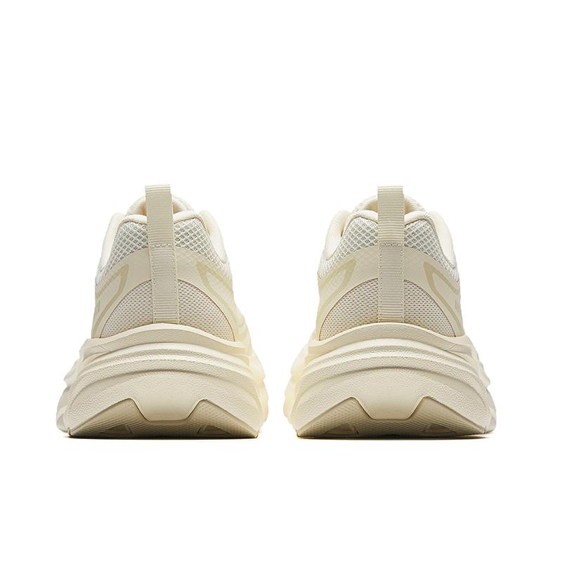 Anta Running Series Comfortable Shock Absorbing Durable Low Top Casual Running Shoes Women sneaker Light-Beige 922535520-1