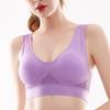 Women Brassieres Thin High Elasticity Lightweight Trendy Wire Free Push Up Sports Bra Daily Wear Clothes