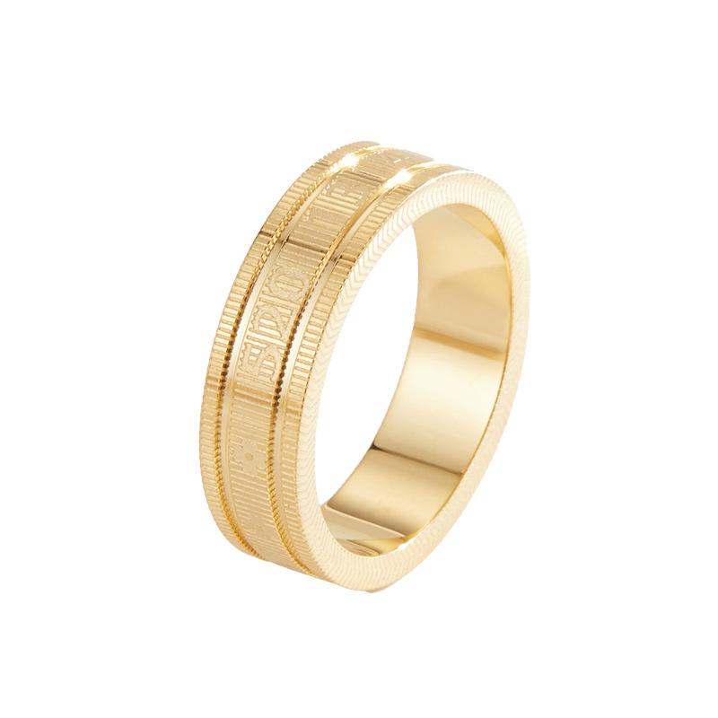 I Love You Forever Titanium Steel Ring Romantic Couple Pair Ring