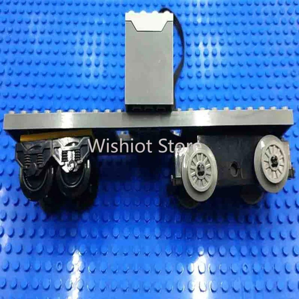 Technical Parts Train Motor 88002 MOC Pack Power Functions Battery Box Tracks Top Base Plate for Legoeds EV3 91994 74784 2871
