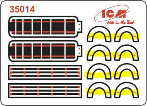 ICM 1/35 měřítko Ukrajina Kozak-001 Národní garda Plastikový model 35015