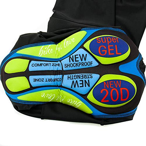 MOXILYN Men's Quick Dry Cycling Jersey Set: Road Bike Shirt and Bib Pants with 9D Gel Padded MTB Riding Wear Kit