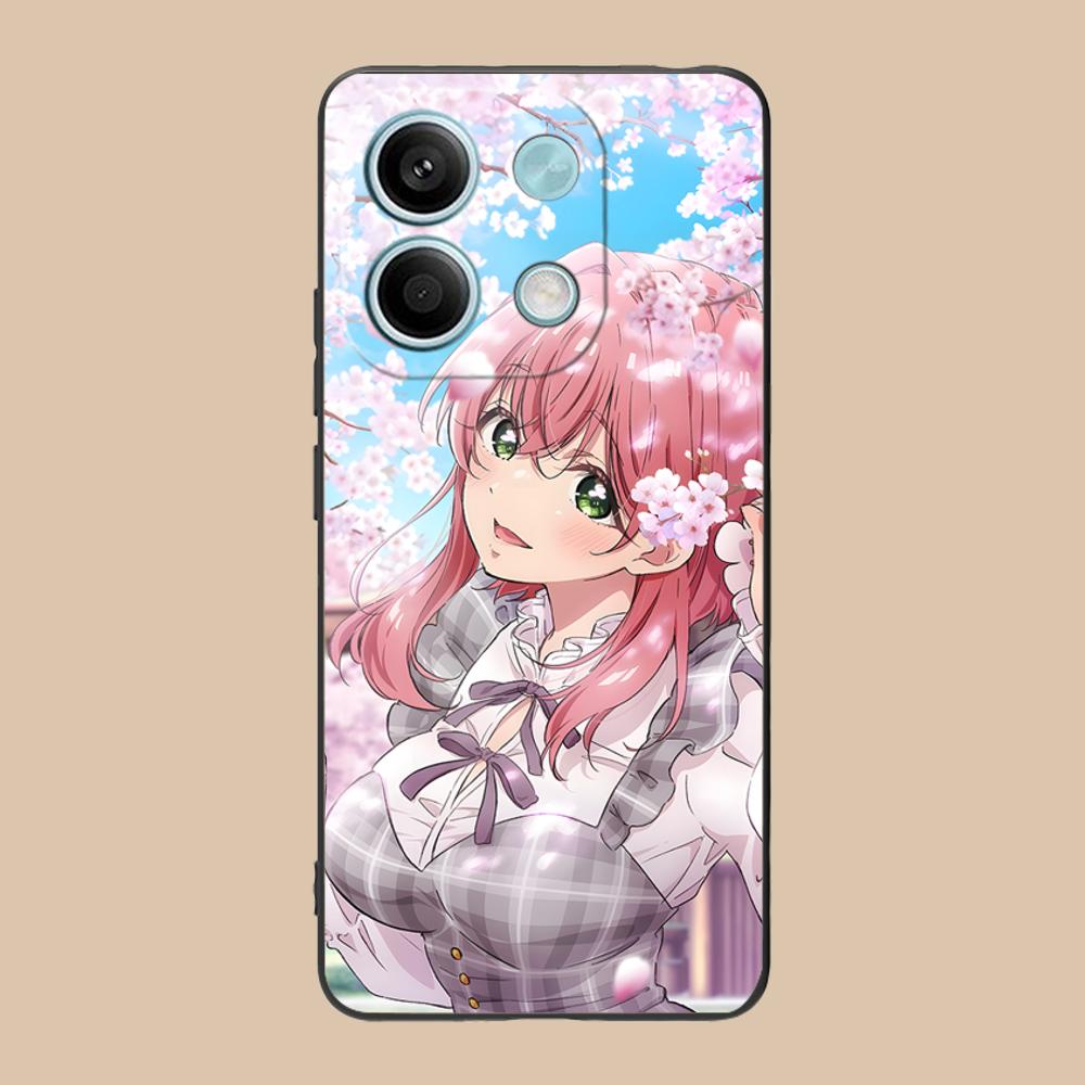 Anime Hakari Hanazono Mattes Handyhülle für POCO F8 F7 F6 F5 F4 F3 F2 Pro GT C75 C71 C65 C61 C40 Pro Ultra Bunte Hülle