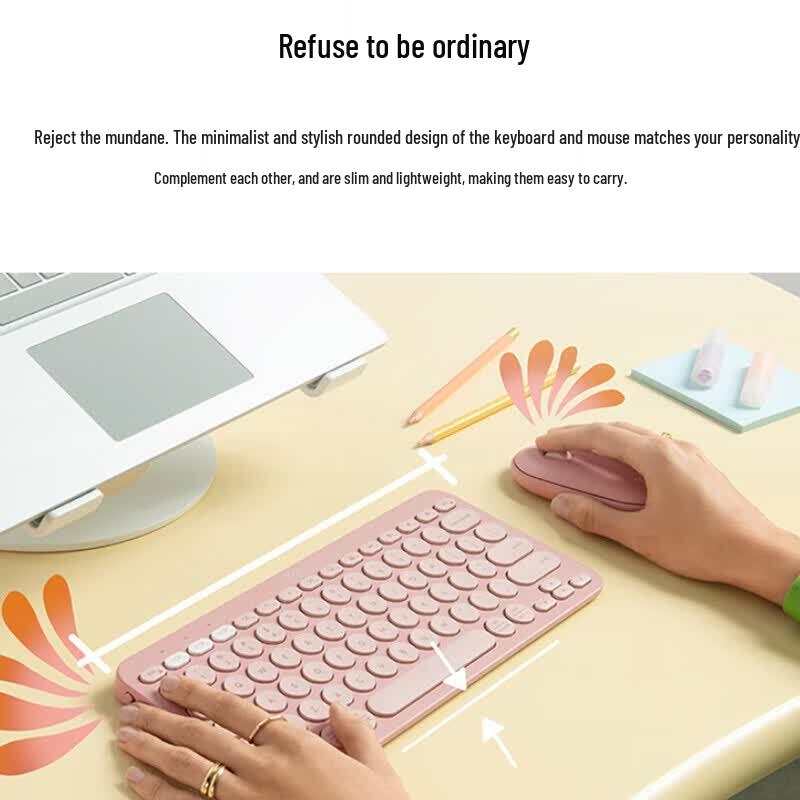 Logitech PEBBLE 2 COMBO Wireless Dual-Mode Keyboard and Mouse Combo