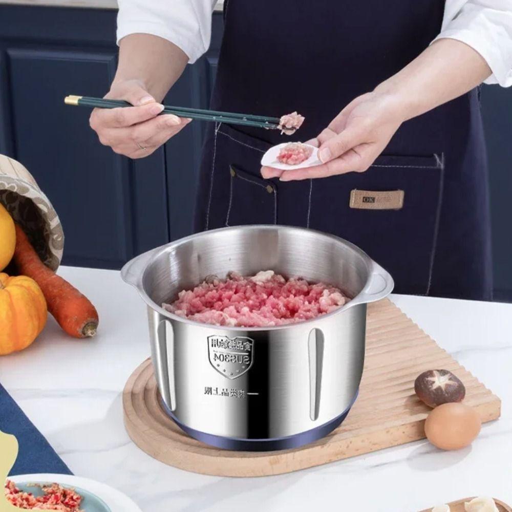 Stainless Steel Electric Meat Grinder 5L Food Shredder Mincer Food Processor  Baby Food