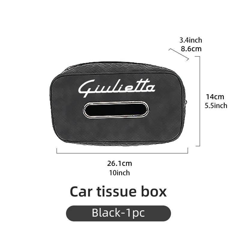 

Car Stickers For Alfa Romeo Car Center Console Armrest Tissue Box Hanging Paper Towel Storage Protector Bag For Alfa Romeo Giuli