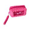 Soft Pencil Pouch Stylish Bowknot Decoration Roomy Interior Strong Zippers Closure Flexible for Students Professional