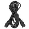 Computer Power Cord 5‑15P Male To Dual IEC320 C13 Female Y Shape PC Power Supply Cable