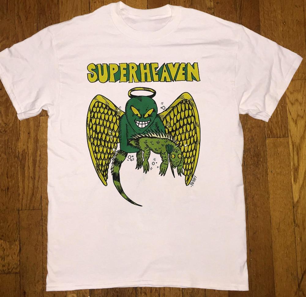 Daylight Superheaven Band Короткий рукав Белый Все размеры OM852 Унисекс Футболка XXL