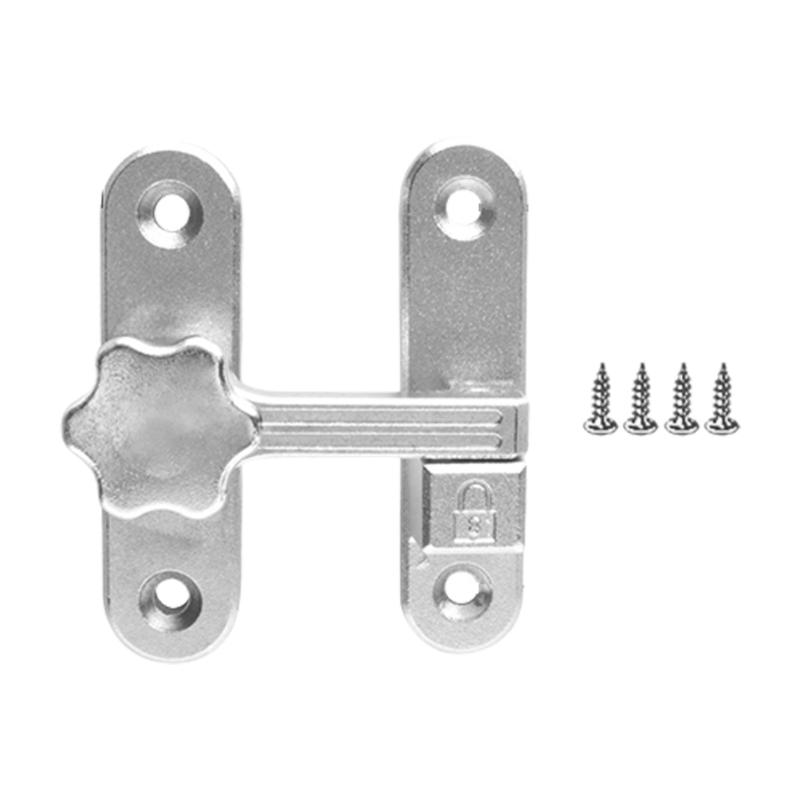 Secure Zinc Alloy Door Lock Latches Easy Installation Designs Accessory for Interior Exterior Door Rustproof Use