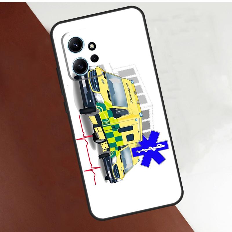 

EMT EMS Ambulance Case For Xiaomi Redmi Note 14 13 9 10 11 12 15 Pro Plus Cover For Redmi 15 C 13C 12C 10C 14C Redmi Note 15 Pro 5G