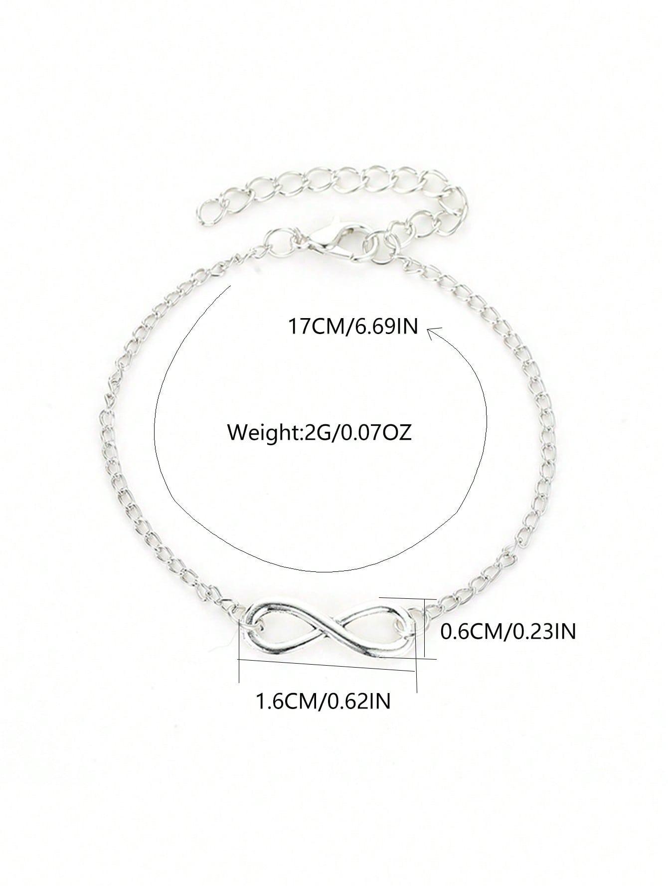 

1 шт. Женское ожерелье из титановой стали с 18-каратным золотым покрытием в виде петли бесконечности, идеально для повседневной носки