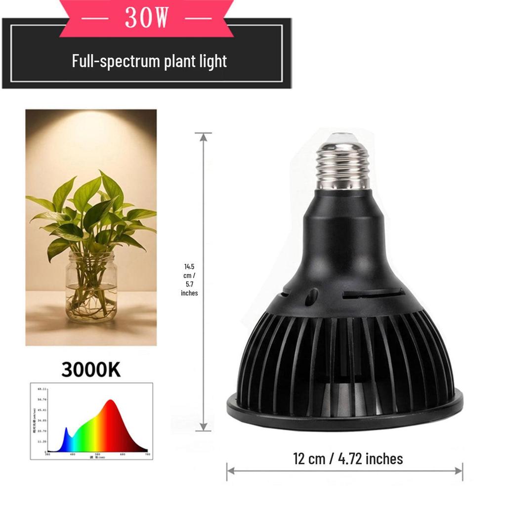 Vollspektrum E27 Sonnenlicht LED Pflanzenlampe für die Pflanzenzucht