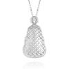 Yang Green A-Grade Natural Jade Guanyin Pendant with S925 Silver Inlay – Unisex Charm