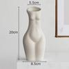 Chest Nude Figures Vases Human Body Art Ceramic Flower Pots Desk Decoration Artificial Flowers Decorative Porcelain Floral Vase