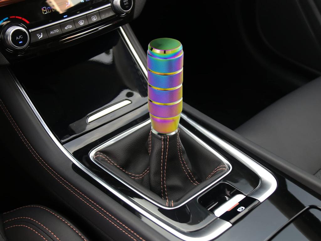 Abfer Car Shift Aluminum Car Stick Shift Shift Stick Knob for Car Accessories Knob, Head, Auto/Manual Vehicles, (Colored)