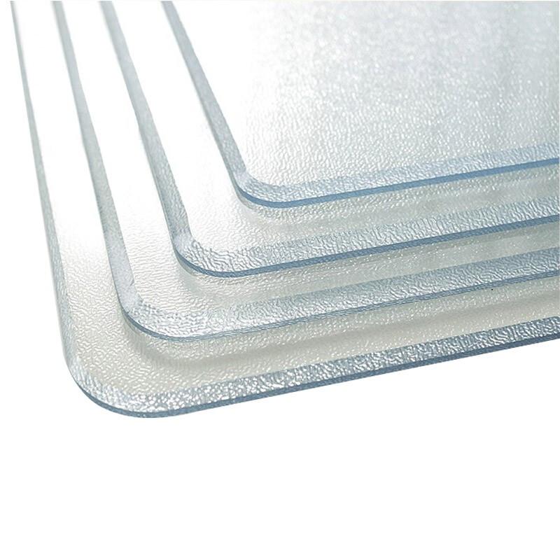 Clear Frosted PVC Table Protector Mat