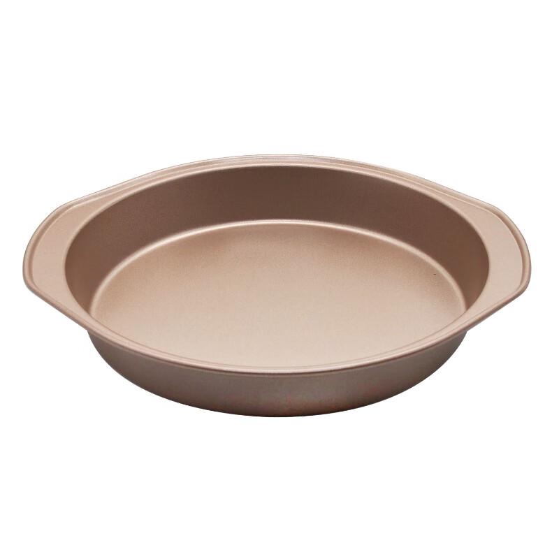 Золотая круглая форма для выпечки пиццы