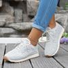 Women's Lightweight Running Shoes, Lace-up Low-top Sneakers, Casual Shoes
