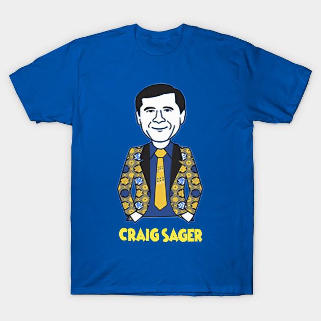 

Unisex Fashion TShirt Craig Sager Print TShirt Plus Size S-5XL T-Shirt 100%Cotton Tops O Neck Short Sleeve Tees 3XL синій