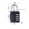 Cross-Border 4-Digit Combination Padlock: Anti-Theft Metal Lock for Gym Lockers & Suitcases