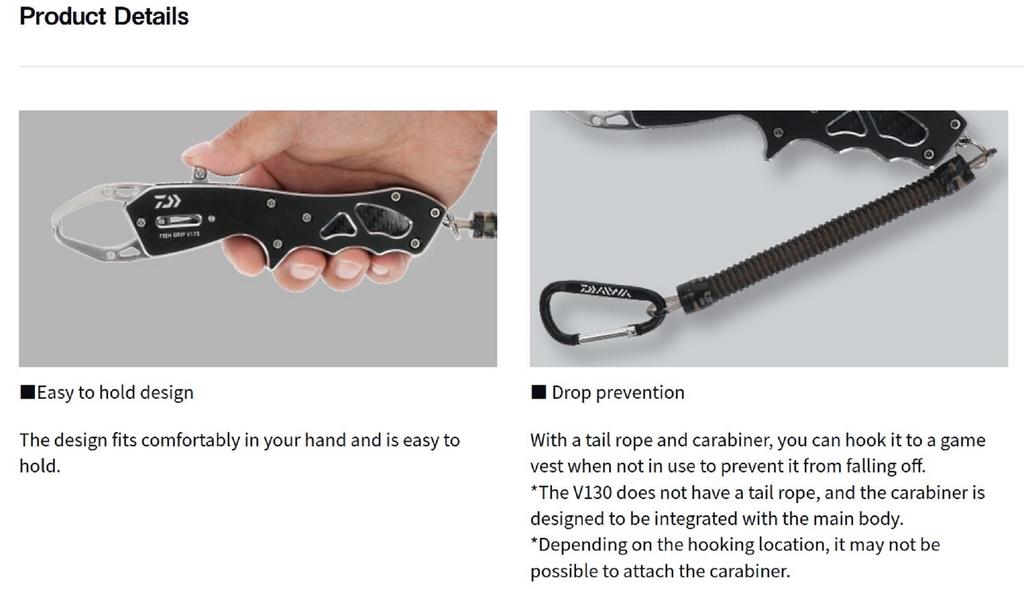 Daiwa Fish Grip V230 mm 185 grame Roșu (4496)