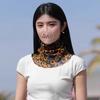 Sunscreen Veil Ice Silk UV-Protection Face Scarf for Women - Breathable, Thin, and Neck Gaiter Style for Summer